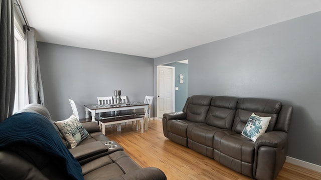 6121 N Belt St, Spokane, WA 99205 - living area with wood finished floors and baseboards