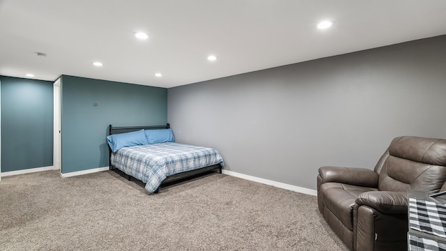 6121 N Belt St, Spokane, WA 99205 - carpeted bedroom featuring recessed lighting and baseboards