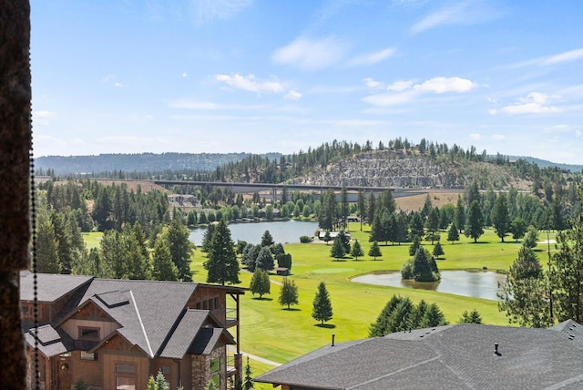 14210 N Wandermere Estates Ln, Spokane, WA 99208 - drone / aerial view of a large body of water and a local golf course