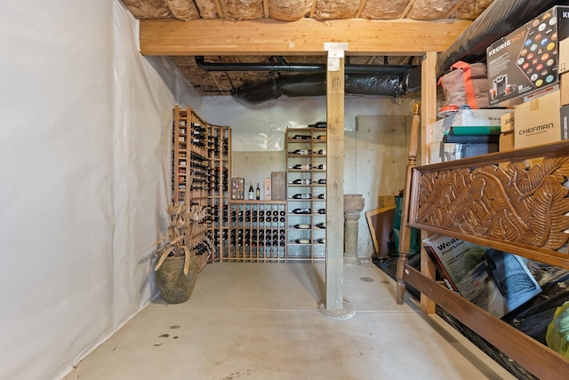 14210 N Wandermere Estates Ln, Spokane, WA 99208 - wine area with concrete flooring