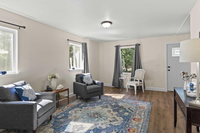 10124 N Wellen Ln, Spokane, WA 99218 - living area featuring healthy amount of natural light and wood finished floors