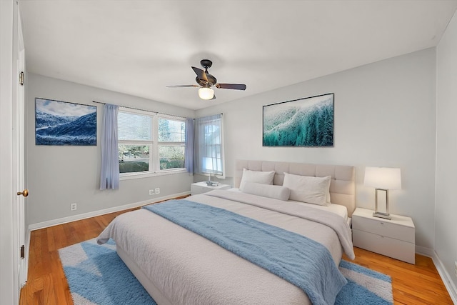 2828 S Arthur St, Spokane, WA 99203 - bedroom featuring wood finished floors and ceiling fan
