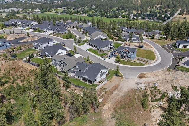 12918 E San Juan Ln, Spokane, WA 99206 - aerial view of property and surrounding area with nearby suburban area