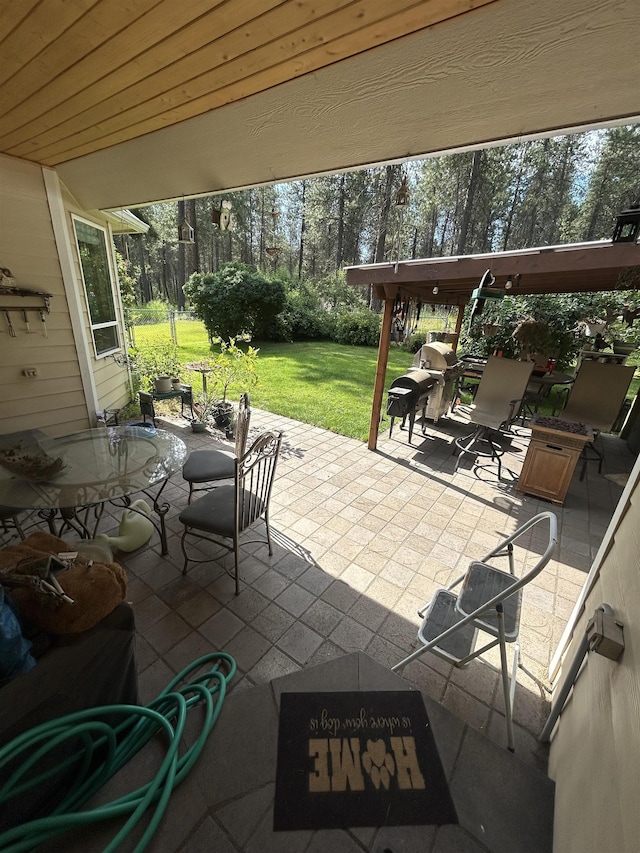 603 W Dennison-Chattaroy Rd, Deer Park, WA 99006 - view of patio featuring grilling area