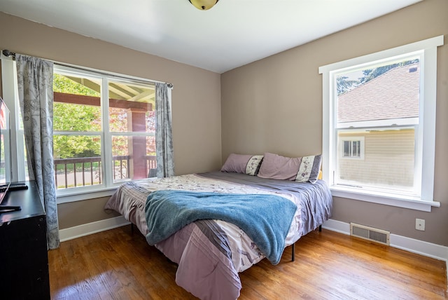 3927 N Jefferson St, Spokane, WA 99205 - bedroom with wood finished floors and baseboards
