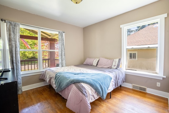 3927 N Jefferson St, Spokane, WA 99205 - bedroom with wood finished floors and baseboards