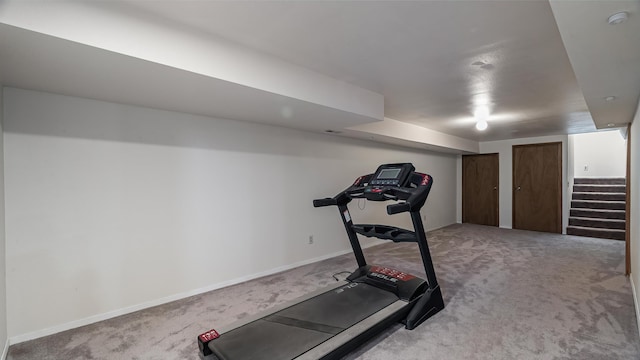 17207 N Mt Spokane Park Dr, Mead, WA 99021 - workout room with carpet