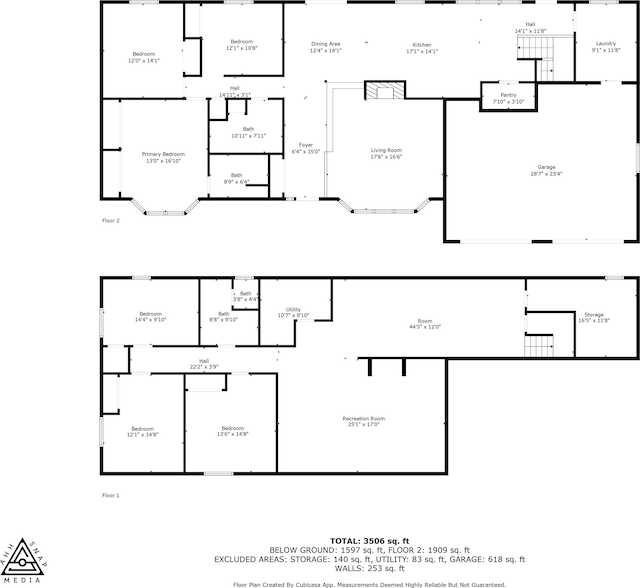 17207 N Mt Spokane Park Dr, Mead, WA 99021 - view of floor plan / room layout