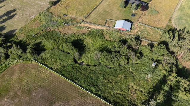 17207 N Mt Spokane Park Dr, Mead, WA 99021 - aerial view of property's location with rural landscape and property boundaries highlighted
