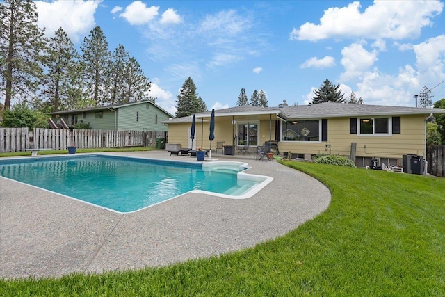 2515 E 38th Ave, Spokane, WA 99223 - view of swimming pool featuring a patio area and a fenced backyard