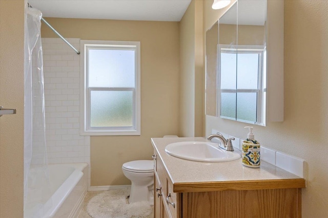 34 E Euclid Ave, Spokane, WA 99207 - full bathroom with vanity, bathtub / shower combination, and tile patterned flooring