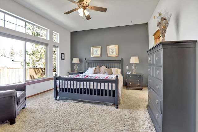 11425 N Lloyd Charles Ln, Spokane, WA 99218 - carpeted bedroom featuring baseboards and ceiling fan