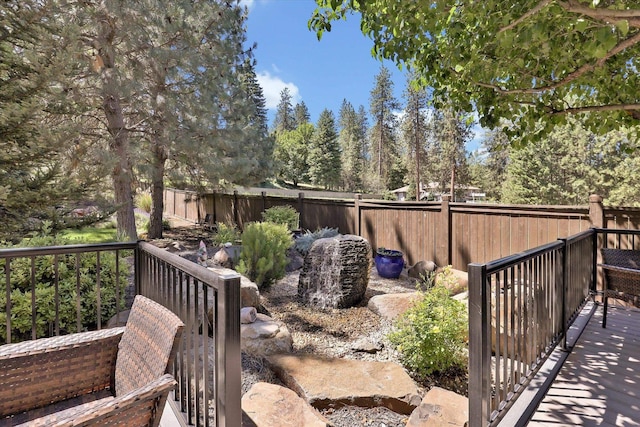 11425 N Lloyd Charles Ln, Spokane, WA 99218 - wooden terrace with a fenced backyard