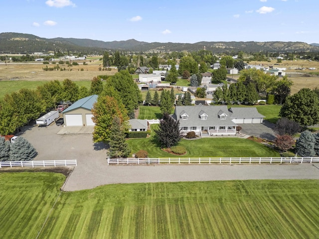 3333 N Ashton Rd, Otis Orchards, WA 99027 - aerial view of sparsely populated area with mountains
