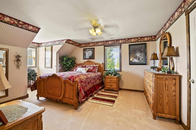 3333 N Ashton Rd, Otis Orchards, WA 99027 - bedroom with wallpapered walls and light colored carpet