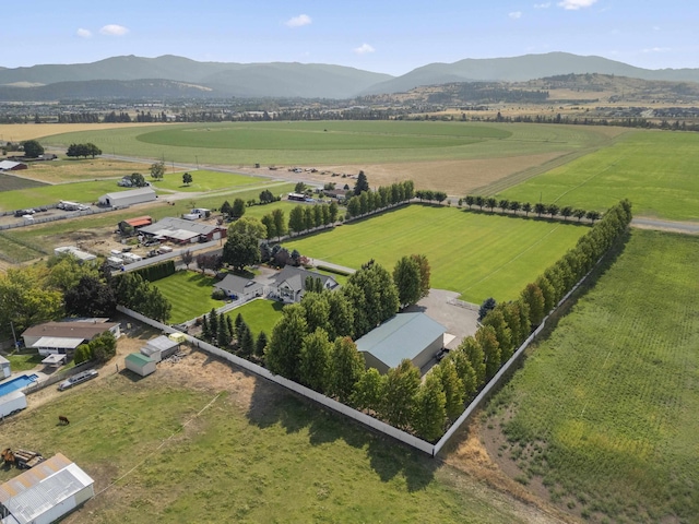 3333 N Ashton Rd, Otis Orchards, WA 99027 - aerial view of sparsely populated area featuring a mountain backdrop