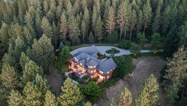 1807 E Pinegate Ln, Spokane, WA 99224 - aerial view of property and surrounding area with a forest