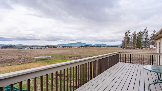8715 W Antler Rd, Deer Park, WA 99006 - deck with a mountain view