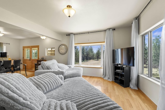 20902 S Ritchey Rd, Spokane, WA 99004 - living area with plenty of natural light and light wood-style flooring
