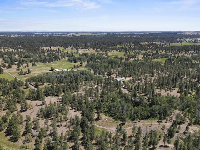 20902 S Ritchey Rd, Spokane, WA 99004 - aerial overview of property's location with a heavily wooded area