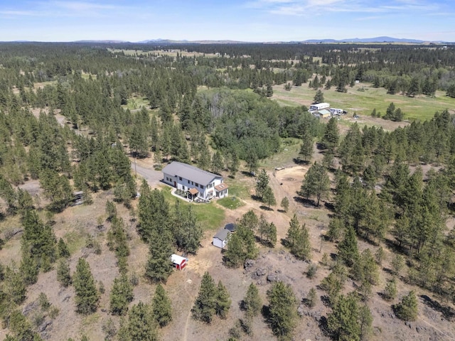20902 S Ritchey Rd, Spokane, WA 99004 - aerial view of property's location featuring a heavily wooded area and rural landscape