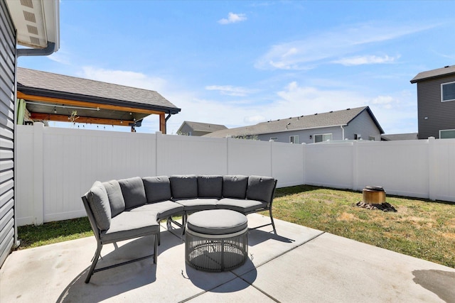 10521 W Salmonberry Rd, Cheney, WA 99004 - fenced backyard with a patio