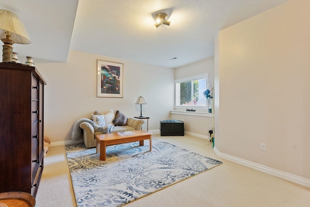 8708 E Redwood Ln, Spokane, WA 99217 - living area with carpet flooring and baseboards