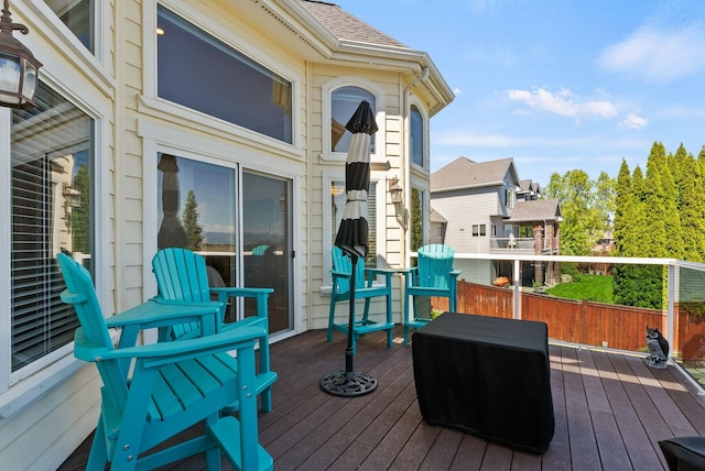8708 E Redwood Ln, Spokane, WA 99217 - deck with grilling area