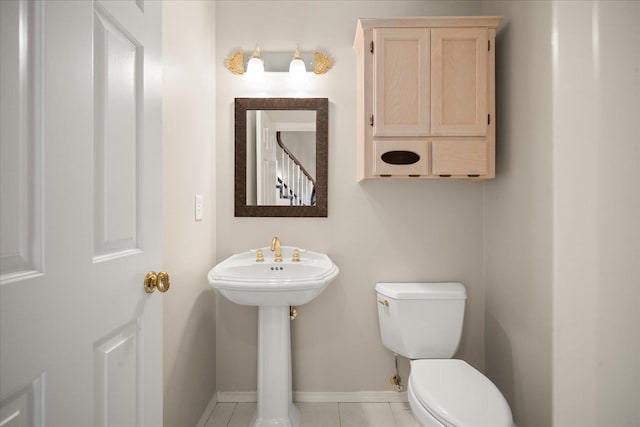 6419 W Skagit Ave, Spokane, WA 99208 - half bathroom with toilet and tile patterned flooring