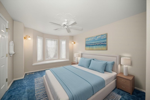 6419 W Skagit Ave, Spokane, WA 99208 - bedroom with carpet and ceiling fan