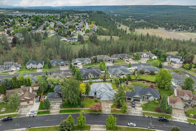 6419 W Skagit Ave, Spokane, WA 99208 - aerial view of property's location featuring nearby suburban area and a forest