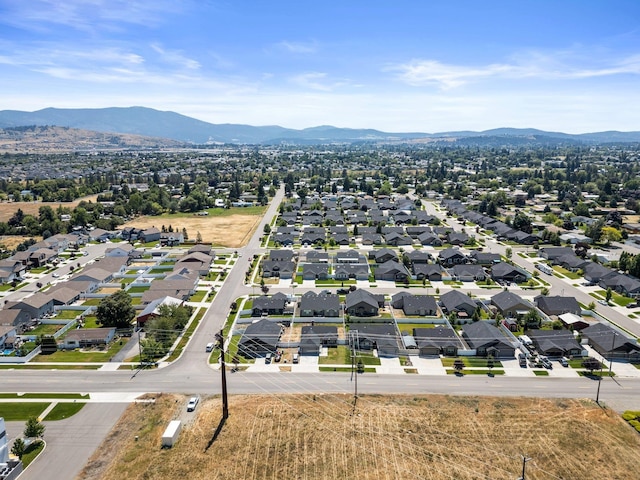 19020 E Euclid Ave, Otis Orchards, WA 99037 - aerial perspective of suburban area featuring mountains
