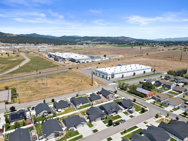 19020 E Euclid Ave, Otis Orchards, WA 99037 - aerial view of residential area with mountains