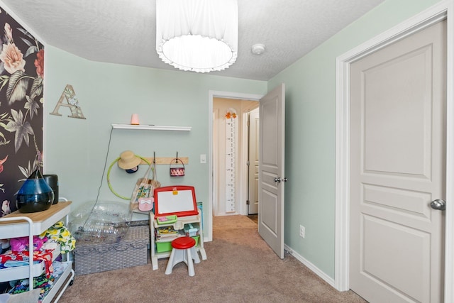 19020 E Euclid Ave, Otis Orchards, WA 99037 - game room featuring carpet floors and a textured ceiling