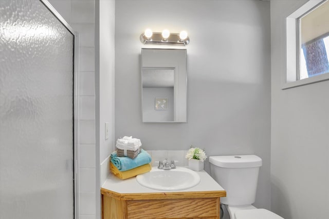 13709 E 30th Ave, Spokane Valley, WA 99216 - bathroom featuring vanity and a stall shower