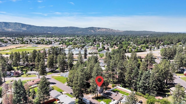 13709 E 30th Ave, Spokane Valley, WA 99216 - aerial view of residential area featuring a mountain backdrop