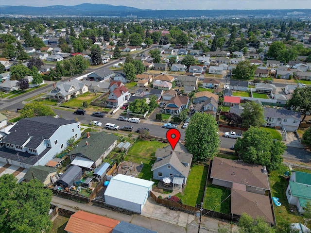 703 E Lacrosse Ave, Spokane, WA 99207 - aerial view of residential area with mountains