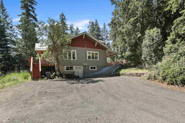 17221 N Little Spokane Dr, Colbert, WA 99005 - view of front of house featuring stairs