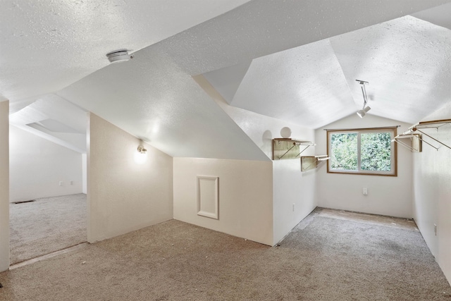 17221 N Little Spokane Dr, Colbert, WA 99005 - bonus room featuring carpet flooring, a textured ceiling, and lofted ceiling