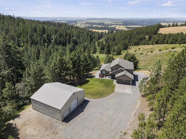 17607 E Judkins Rd, Spokane, WA 99217 - view from above of property featuring a forest