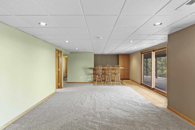17607 E Judkins Rd, Spokane, WA 99217 - spare room with a dry bar, carpet, and recessed lighting