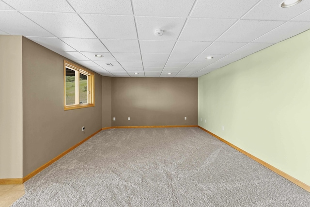 17607 E Judkins Rd, Spokane, WA 99217 - carpeted spare room featuring recessed lighting, a paneled ceiling, and a smoke detector