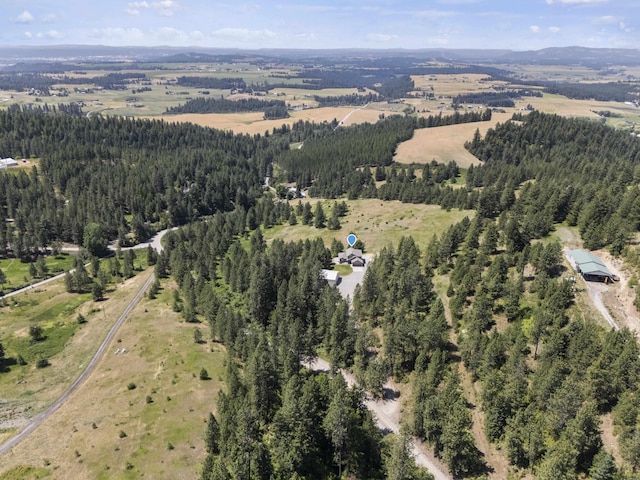 17607 E Judkins Rd, Spokane, WA 99217 - aerial overview of property's location with a forest