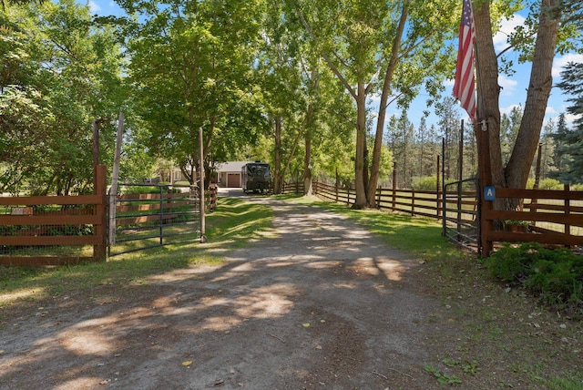 996A Basin Rd, Colville, WA 99114 - view of dirt / gravel driveway featuring a gate