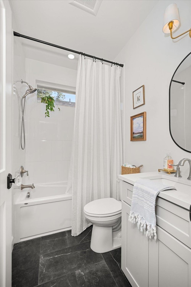 3103 W 18th Ave, Spokane, WA 99224 - full bathroom featuring vanity and shower / bath combo