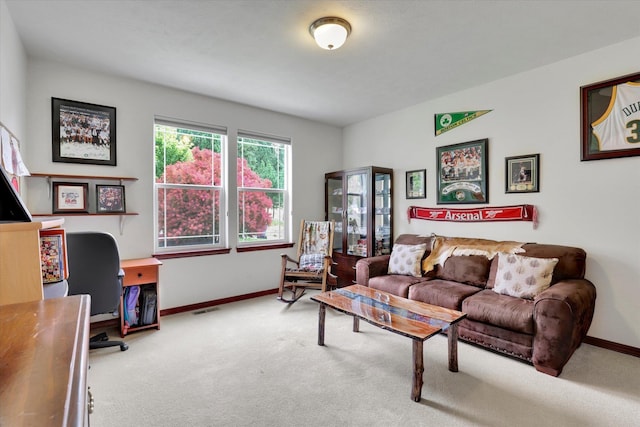 2716 S Man O War Ln, Veradale, WA 99037 - carpeted living area with baseboards