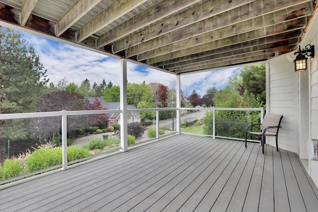 2716 S Man O War Ln, Veradale, WA 99037 - view of wooden deck