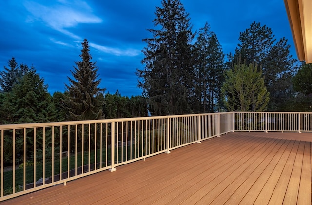 1714 E S Ridge Dr, Spokane, WA 99223 - view of wooden deck