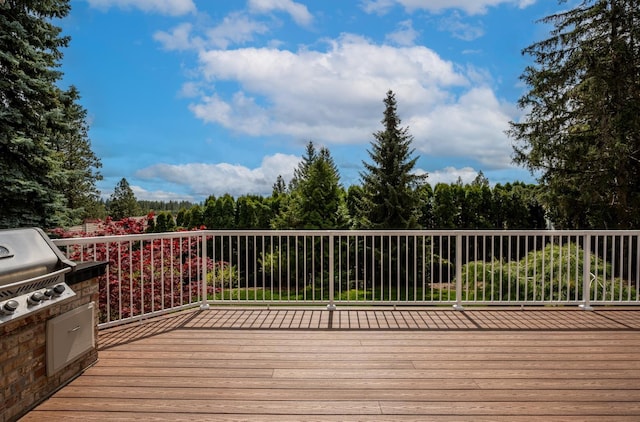 1714 E S Ridge Dr, Spokane, WA 99223 - deck with a grill