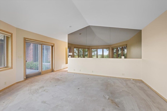 5430 S Quail Ridge Cir, Spokane, WA 99223 - carpeted spare room with plenty of natural light and lofted ceiling